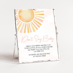 A Little Ray of Sunshine Zeg geen Baby Poster