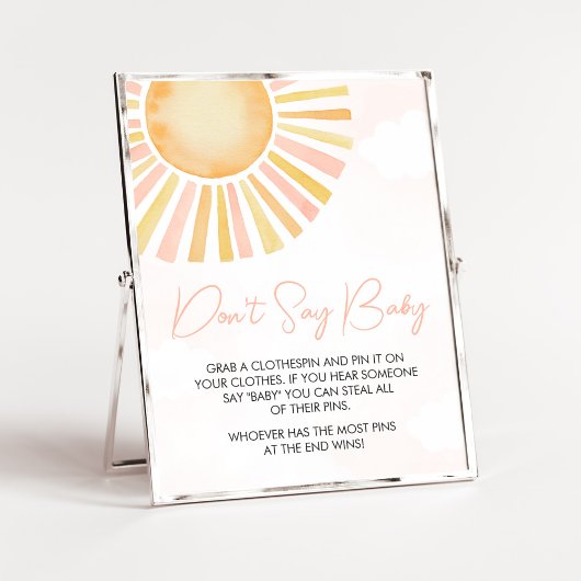 A Little Ray of Sunshine Zeg geen Baby Poster