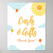 A Little Ray Sunshine Baby shower Kaarten & gesche Poster (Voorkant)