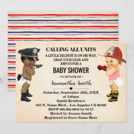 A Little Recruit on His Way Baby Shower Kaart