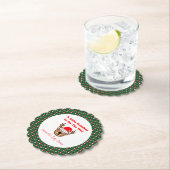 A Little Reindeer Is On The Way Kartonnen Onderzetters (Insitu)