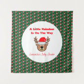 A Little Reindeer Is On The Way Wandkleed (Voorkant)