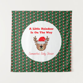 A Little Reindeer Is On The Way Wandkleed