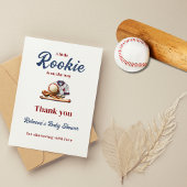 A Little Rookie On The Way beroemd gemaakt door Ba Bedankkaart