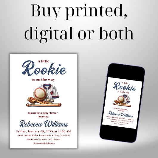 A Little Rookie On The Way beroemd gemaakt door Ba Kaart