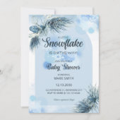 A Little Snowflake is on the Way Baby Shower Kaart (Voorkant)