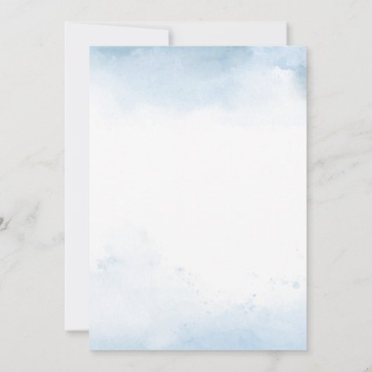 A Little Snowflake is on the Way Baby Shower Kaart (Achterkant)