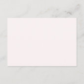 A Little Snowflake Roze Baby shower Boeken voor Ba Informatiekaartje (Achterkant)