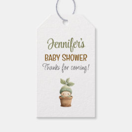 A Little Sprout Baby Shower Gift Tag Cadeaulabel