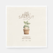 A Little Sprout Baby Shower Servet (Voorkant)
