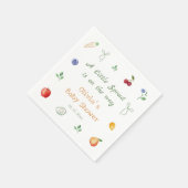 A Little Sprout Baby shower servetten (Hoek)