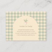 A Little Sprout is on the Way Baby Shower  Informatiekaartje (Voorkant)