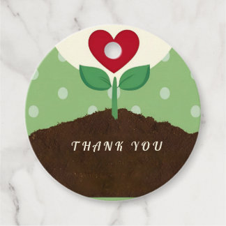 A Little Sprout is op de weg Baby shower Bedankjes Labels