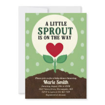 A Little Sprout is op de weg Baby shower