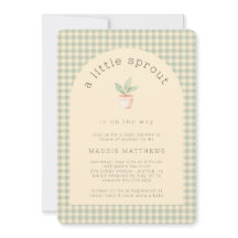 A Little Sprout is op de weg Baby shower