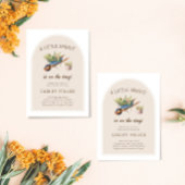 A Little Sprout is op de weg Baby shower Kaart