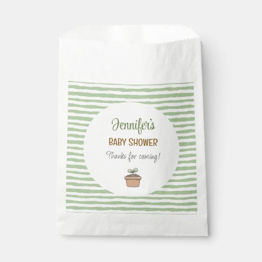 A Little Sprout on the Way  Bedankzakje (Voorkant)