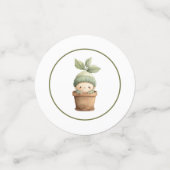 A Little Sprout on the Way Table Confetti (Kleine voorkant)