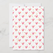 A  Little Sweetheart Baby Shower Invitation Kaart (Achterkant)