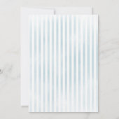 A little sweetheart Blue Boy Baby shower Kaart (Achterkant)