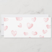 A Little Sweetheart is on the Way Invitation Kaart (Achterkant)