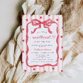 A Little Sweetheart Is On The Way Invitation Kaart