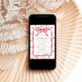 A Little Sweetheart Is On The Way Invitation Kaart