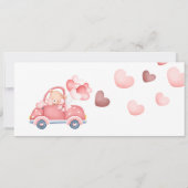 A Little Sweetheart is on the Way Invitation Kaart (Achterkant)