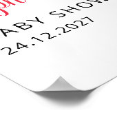 A Little Sweetheart is onderweg naar Bow Baby Welc Poster (Hoek)