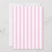 A Little Sweetheart Pink Red Hearts Baby Shower Kaart (Achterkant)