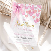 A Little Sweetheart Valentine Baby Is on her way  Kaart