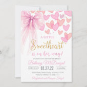 A Little Sweetheart Valentine Baby Is on her way  Kaart (Voorkant)