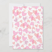 A Little Sweetheart Valentine Baby Is on her way  Kaart (Achterkant)