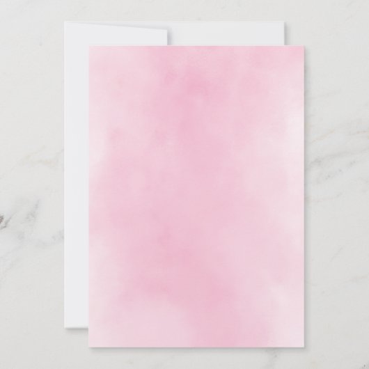 a little sweetheart Valentines Baby shower Kaart (Achterkant)