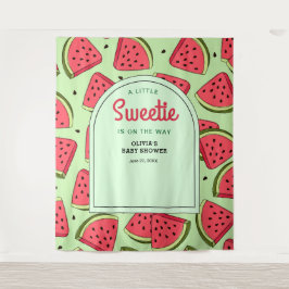 A Little Sweetie Summer Watermelon Baby Shower  Wandkleed