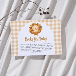 A Little Turkey Baby Shower Books For Baby Informatiekaartje
