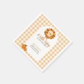 A Little Turkey Baby Shower Thanksgiving Servet (Hoek)