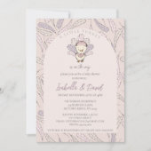 A Little Turkey is op weg naar het Baby shower Kaart (Voorkant)