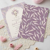 A Little Turkey is op weg naar het Baby shower Kaart