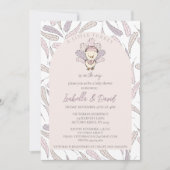 A Little Turkey is op weg naar het Baby shower Kaart (Voorkant)