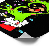 A Little Who Is Due Funny Christmas Pregnancy Anno Poster (Hoek)