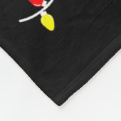 A Little Who Is Due Pregnancy Announcement Christm Fleece Deken (Hoek)