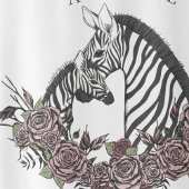 A Little Wild One Baby Zebra Print Backdrop Wandkleed