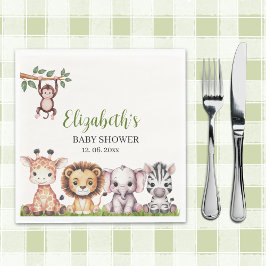 A Little Wild One is On the Way - Baby shower boy Servet