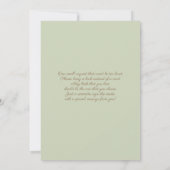 A Little Wild One is on the Way Safari Baby Shower Kaart (Achterkant)