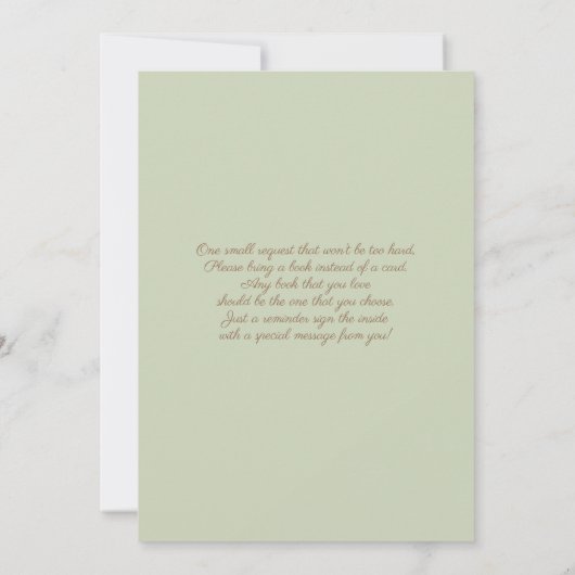 A Little Wild One is on the Way Safari Baby Shower Kaart (Achterkant)