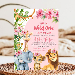A Little Wild One is onderweg naar het Safari Baby Kaart