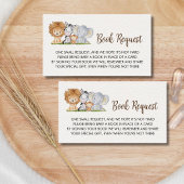 A Little Wild One Safari Animals Baby Shower Informatiekaartje