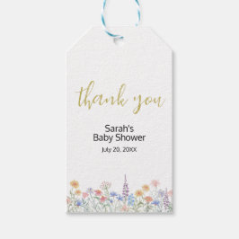 A little Wildflower Baby Shower Thank You Cadeaulabel