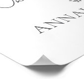 A Little Wildflower Floral Baby Shower Welcome Poster (Hoek)